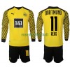 Maillot à Manches Longues Borussia Dortmund Reus 11 Domicile 2021-22 Pour Enfant